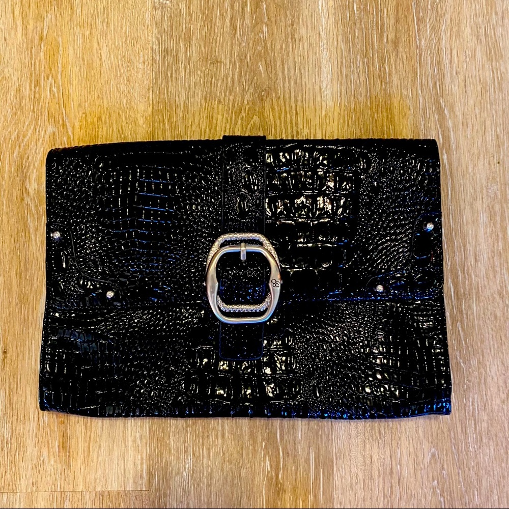 Jessica Simpson Oversized Alligator Clutch